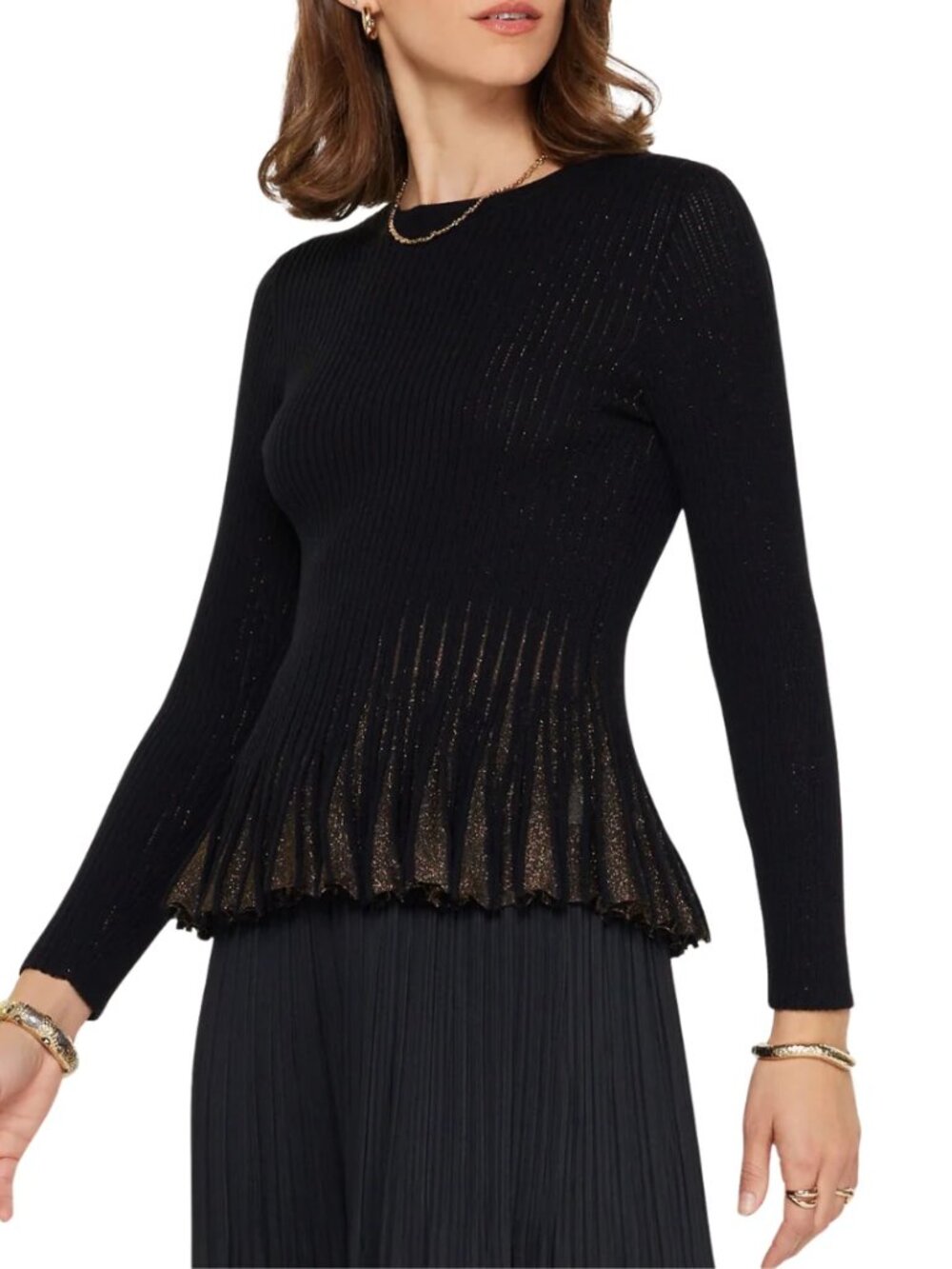 Current Air Ruffle Hem Sweater L - Picture 6 of 6